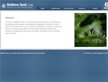 Tablet Screenshot of matthewdanklaw.com